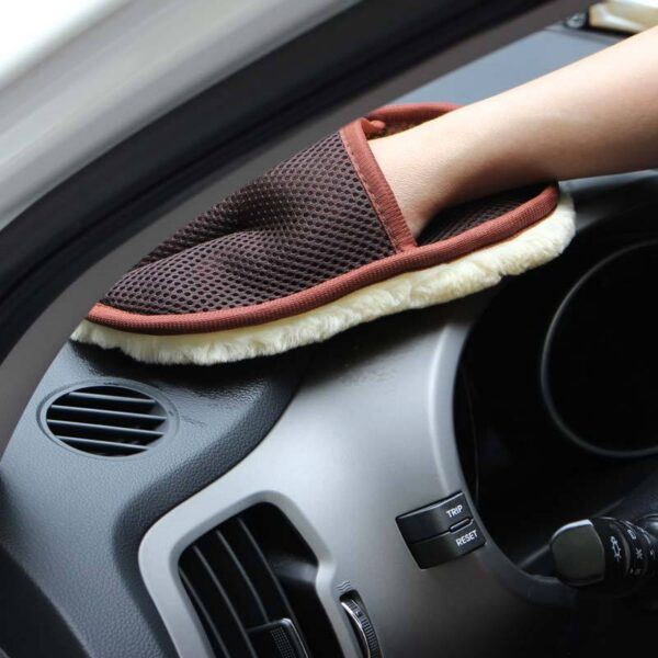 Car type soft hair car wash cleaning gloves car motorcycle car wash car care cleaning tools - Image 5