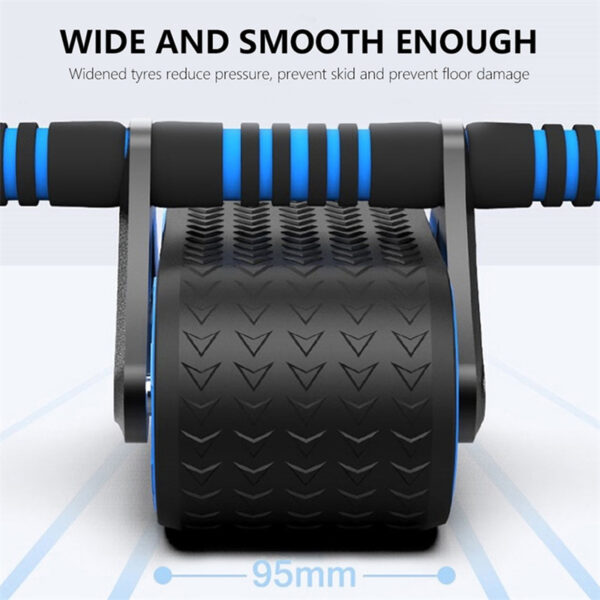 Double Wheel Abdominal Exerciser Women Men Automatic Rebound Ab Wheel Roller Waist Trainer Gym Sports Home Exercise 8 - Image 4