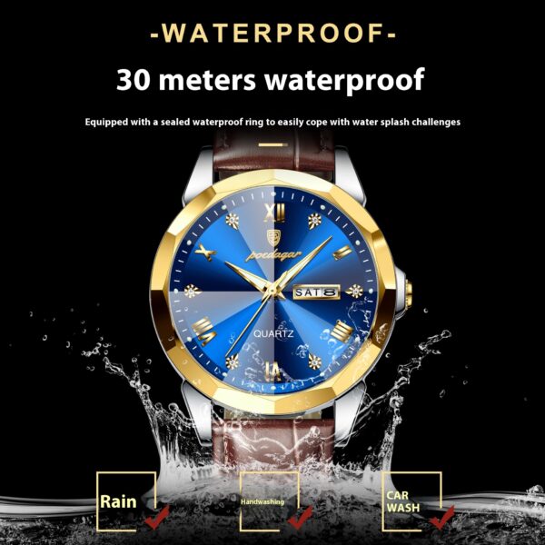 Belt Style Men's Waterproof Luminous Fashion Quartz Watch - Image 10