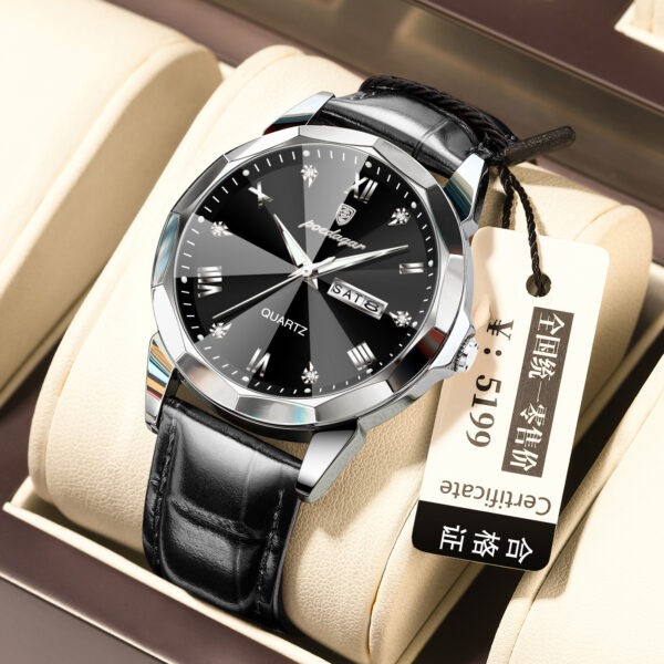 Belt Style Men's Waterproof Luminous Fashion Quartz Watch - Image 5